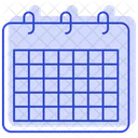 Cuadrícula de calendario  Icono