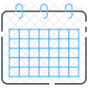 Cuadrícula de calendario  Icono