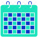 Cuadricula De Calendario Cuadricula Diseno Icon