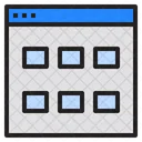 Cuadrícula de datos  Icono