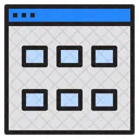Cuadrícula de datos  Icono