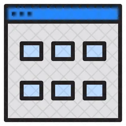 Cuadrícula de datos  Icono