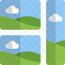 Cuadrícula de imágenes de la columna derecha  Icono