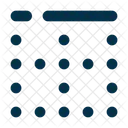 Grid Dots Top Diseno Diseno Diseno Icono