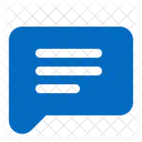 Cuadro De Chat Mensaje Hablar Icono