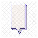 Cuadro Texto Pancarta Icon