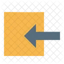 Caja En Flecha Icono