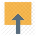 Caja En Flecha Icono