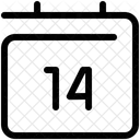 Virus Calendario Cuarentena Icono