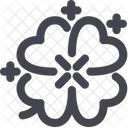 Cuatrifolio Icono