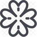 Cuatrifolio Icono