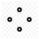 Cuatro Puntos Interfaz De Usuario Ui Icon