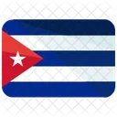 Cuba Bandeira Pais Ícone