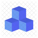 Cube Shape Math Icon
