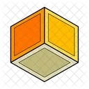 Square Cube Geometric Icon