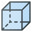 Cube Geometry D Icon