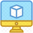 Cube Graphic Designing Icon