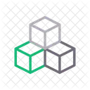 Cube Boxes Virtual Icon