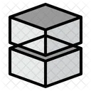 Cube Geometry Graphic Design Icon