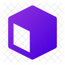 Cube Box Dimensions Icon