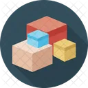 Building Cube Cubes Icon