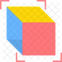 Cube Design Three Dimensional Icon