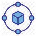 Cube Block Network Icon