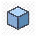 큐브 기하학  아이콘