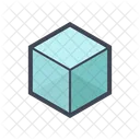 큐브 기하학  아이콘