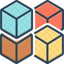 Cube Graphic Of Squares Square Technology Icon