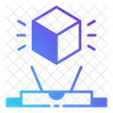 Cube Hologram  Icon