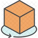 Cube Rotation  Icon