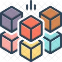 Cubed Shape Square Icon