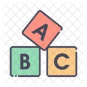 Cubes Alphabet Block Alphabet Icon