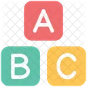 Cubes Abc Blocks Icon