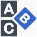 Cubes Blocks Abc Icon