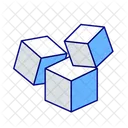 Cubes Blocks Shape Icon
