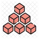 Cube Shape Geometric Icon