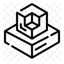 3 D Cubo Geometria Ícone