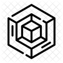 3 D Cubo Geometria Ícone