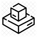 3 D Cubo Geometria Ícone