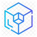 3 D Cubo Geometria Ícone