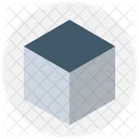 Cubo Diseno 3 D Icono