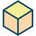 Cubo 3 D Caja Paquete Icono