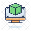 Cubo 3d  Icono