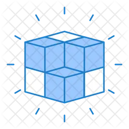 Cubo 3d  Icono