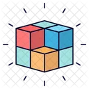 Cubo 3d  Icono