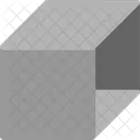 3 D Cubo Tres Ícone