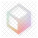 3 D Cubo D Modelo D Ícone