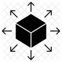 Modulo 3 D Cubo 3 D Animacao 3 D Ícone